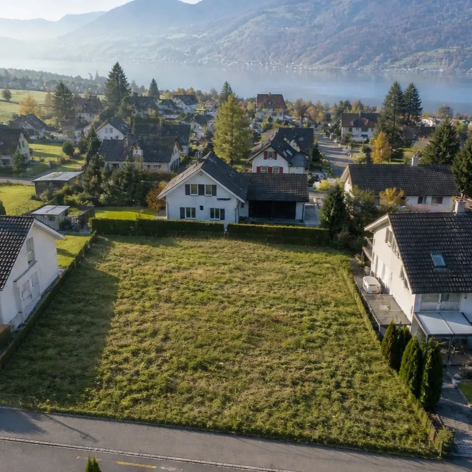 Bauland in einer Schweizer Wohngemeinde